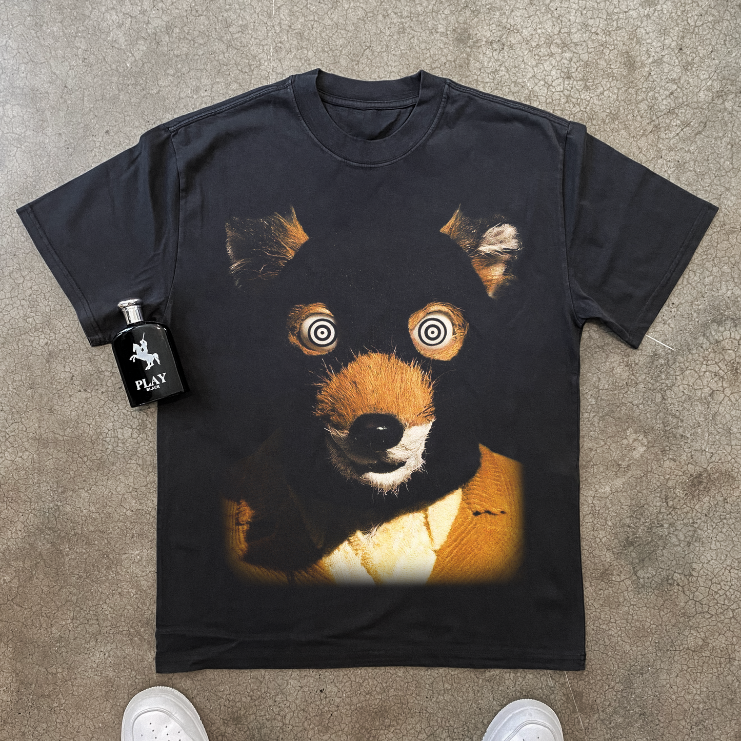 'FANTASTIC MR. FOX' HEAVYWEIGHT BLACK T-SHIRT