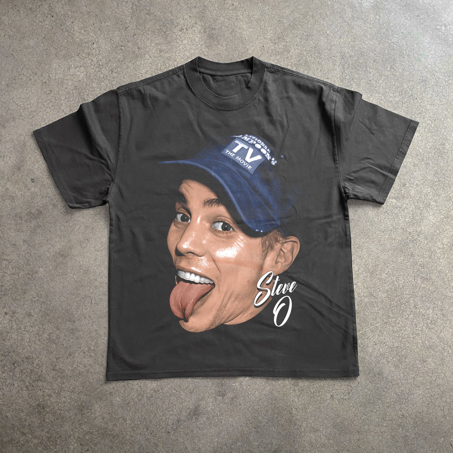 Steve O Heavyweight Black T-Shirt