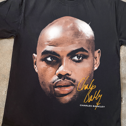 Charles Barkley 'Shine' Heavyweight Faded Black Tee