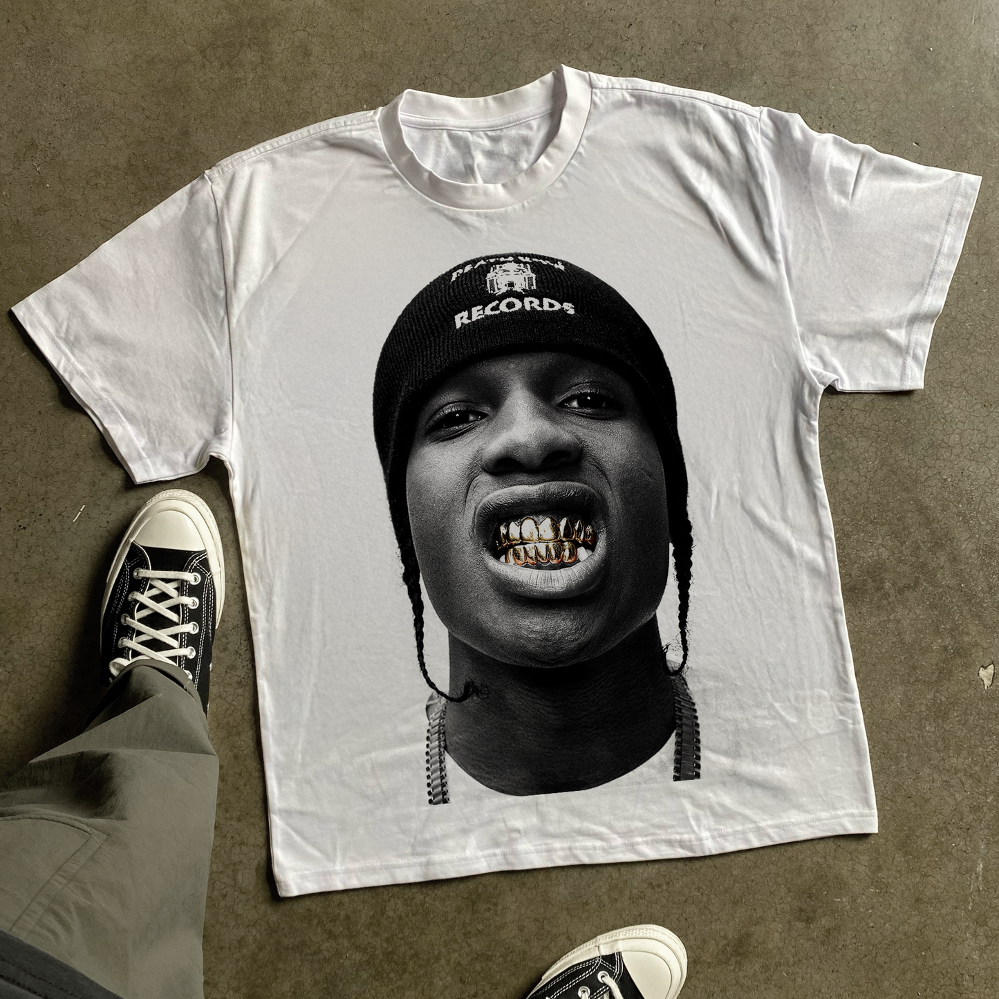 A$AP 'GRILLZ' HEAVYWEIGHT WHITE T-SHIRT