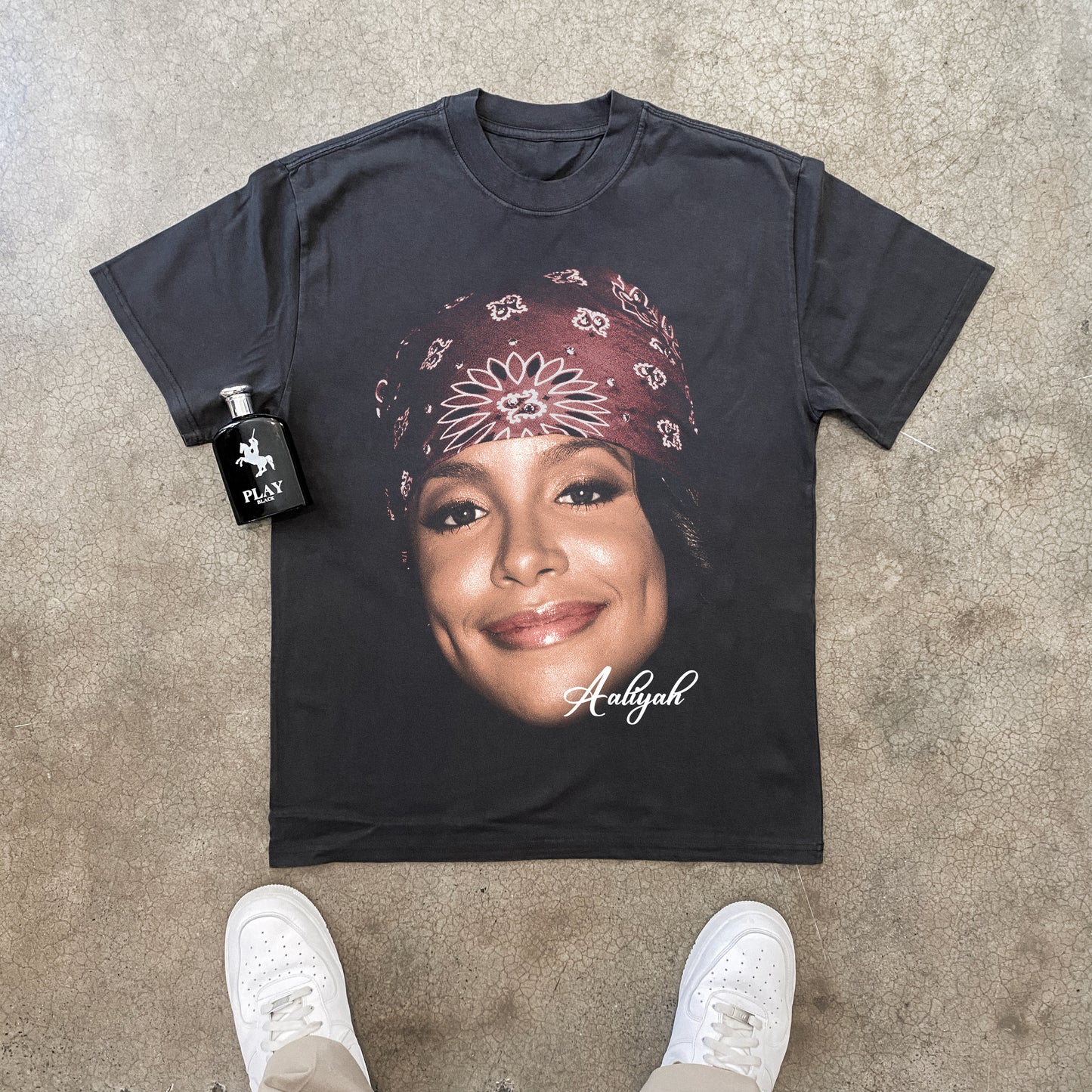 Aaliyah - Beautifull Smile Babby Girl Heavyweight Black T-Shirt