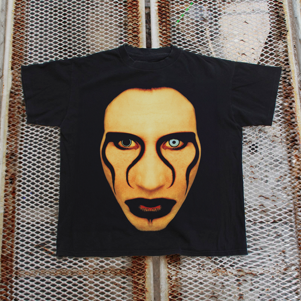 Marilyn Manson 'Sex Is Dead' Heavyweight Black T-Shirt – Big Head