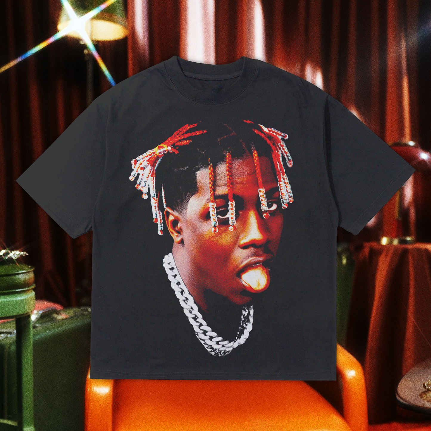 LIL YACHTY HEAVYWEIGHT BLACK TEE