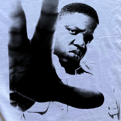 BIGGIE 'HAND' HEAVYWEIGHT WHITE T-SHIRT