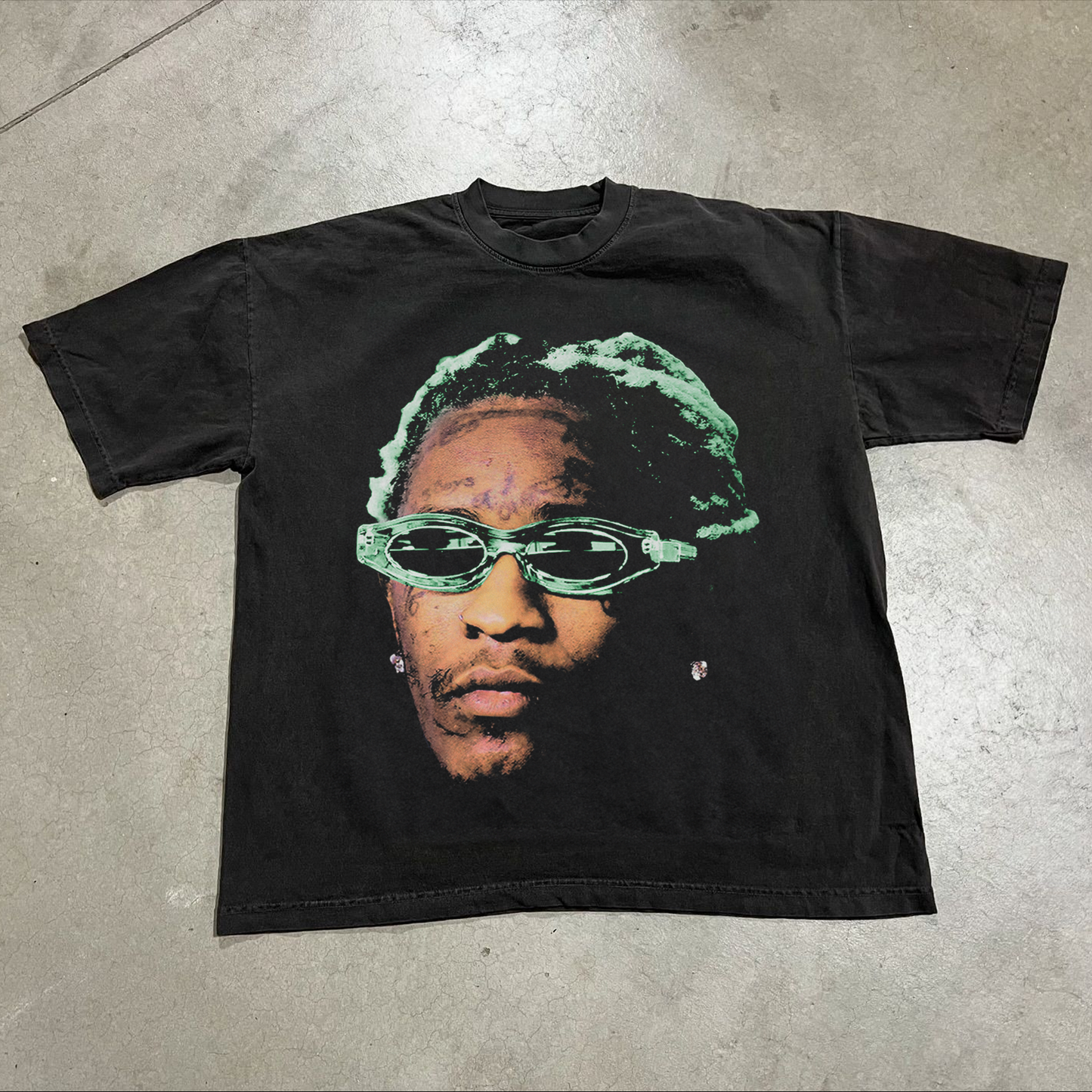 BIG SLIME THUGGA HEAVYWEIGHT BLACK T-SHIRT