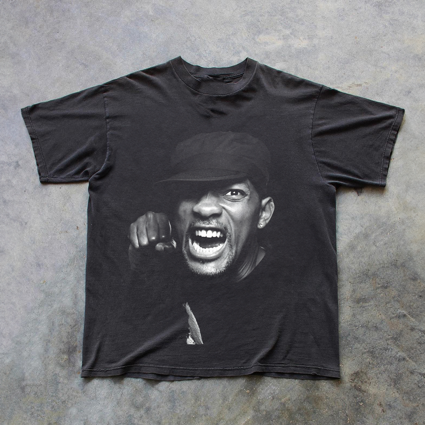 BIG WILLIE 'SUCKER' HEAVYWEIGHT BLACK T-SHIRT