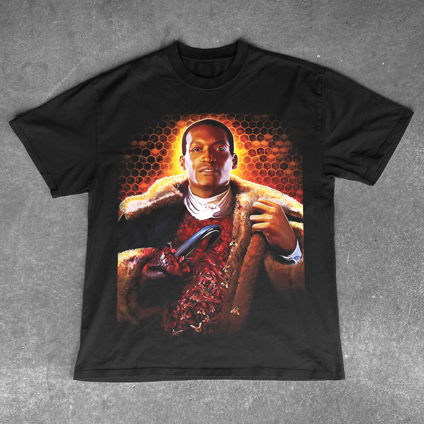 'CANDYMAN' HEAVYWEIGHT BLACK T-SHIRT