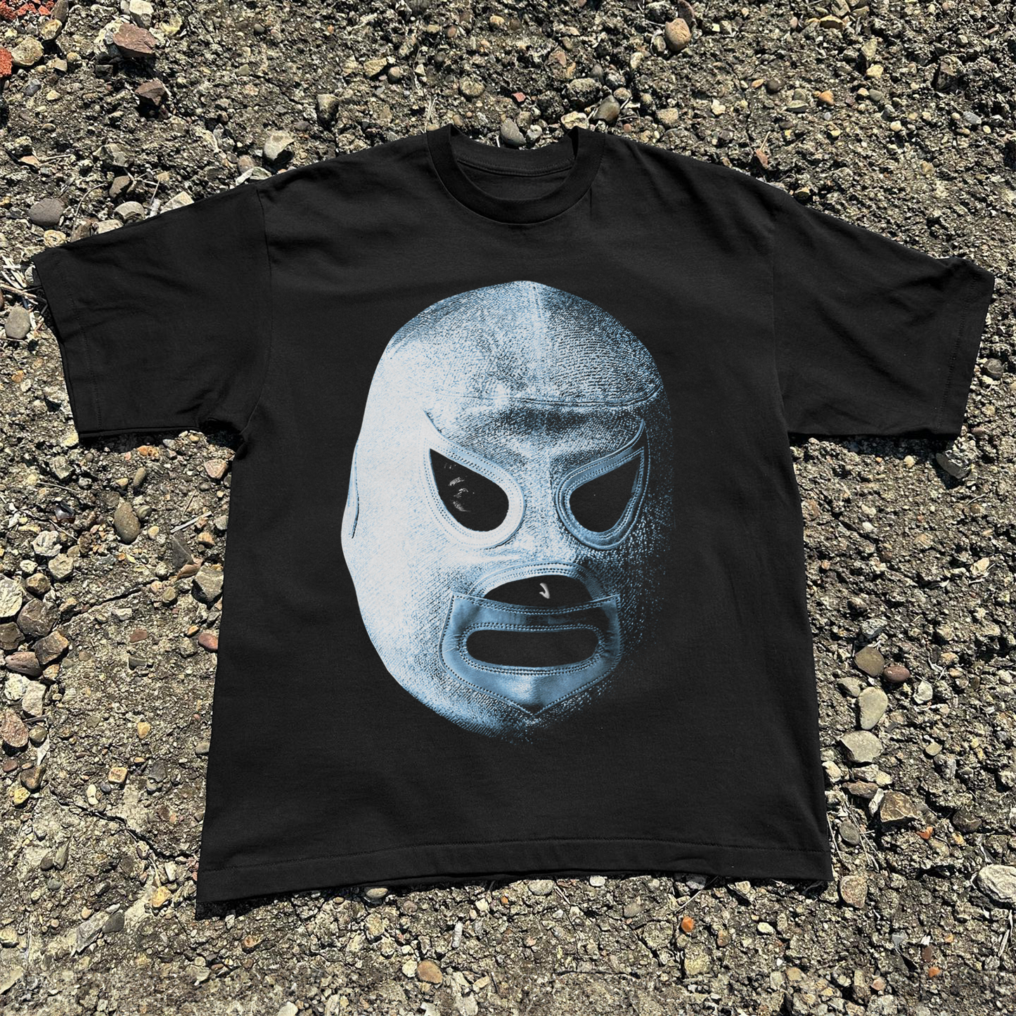 'EL SANTO LIVES' HEAVYWEIGHT BLACK T-SHIRT