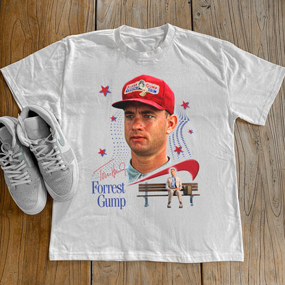 FORREST GUMP HEAVYWEIGHT WHITE T-SHIRT