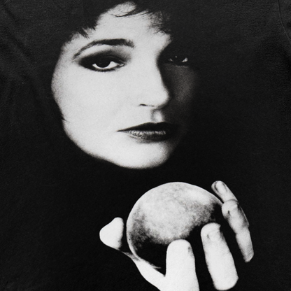 KATE BUSH PEACH HEAVYWEIGHT BLACK T-SHIRT