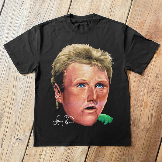 'LARRY LEGEND' HEAVYWEIGHT BLACK T-SHIRT