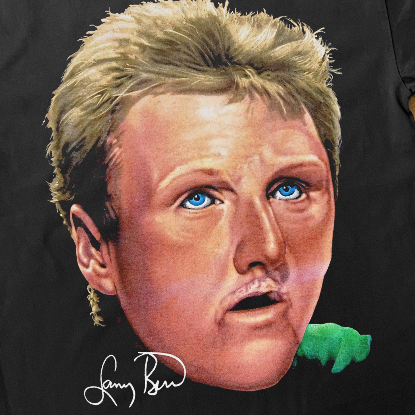 'LARRY LEGEND' HEAVYWEIGHT BLACK T-SHIRT