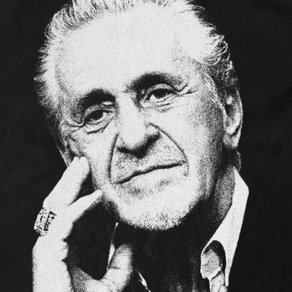 PAT RILEY 'BOSTON' HEAVYWEIGHT BLACK T-SHIRT