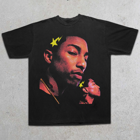 'BAPESTA P.' HEAVYWEIGHT BLACK T-SHIRT