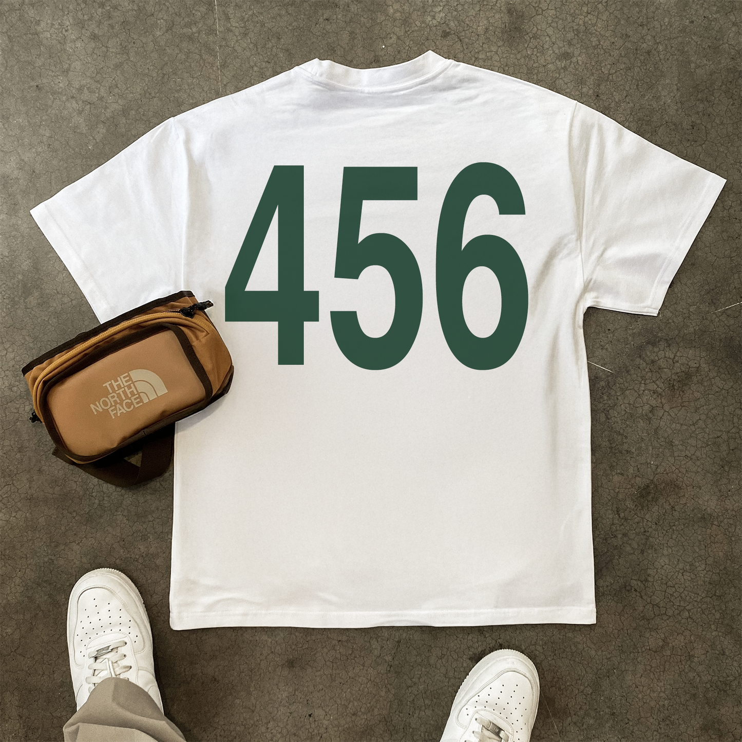 'NO. 456' HEAVYWEIGHT WHITE T-SHIRT