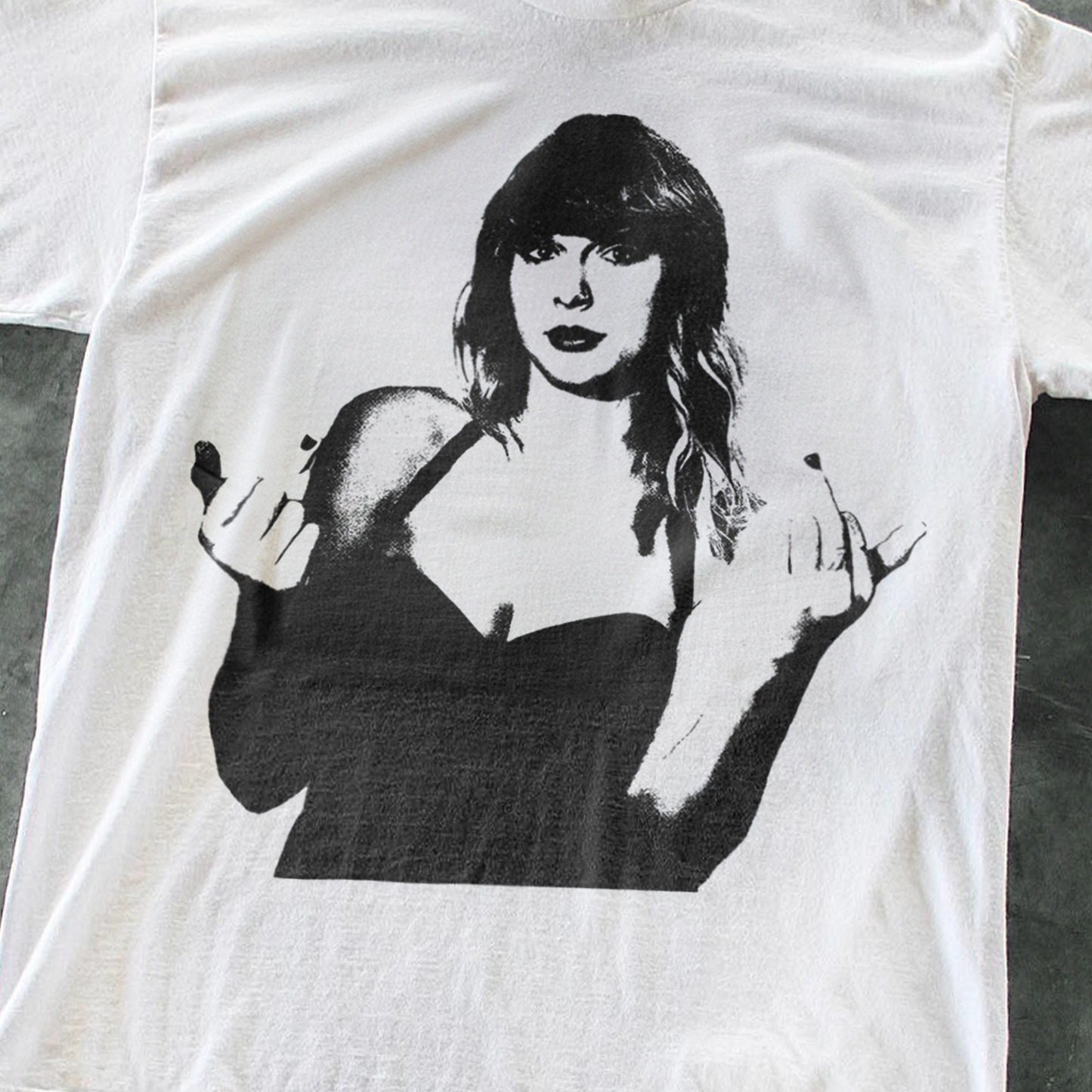 Up Yours Heavyweight White T-Shirt