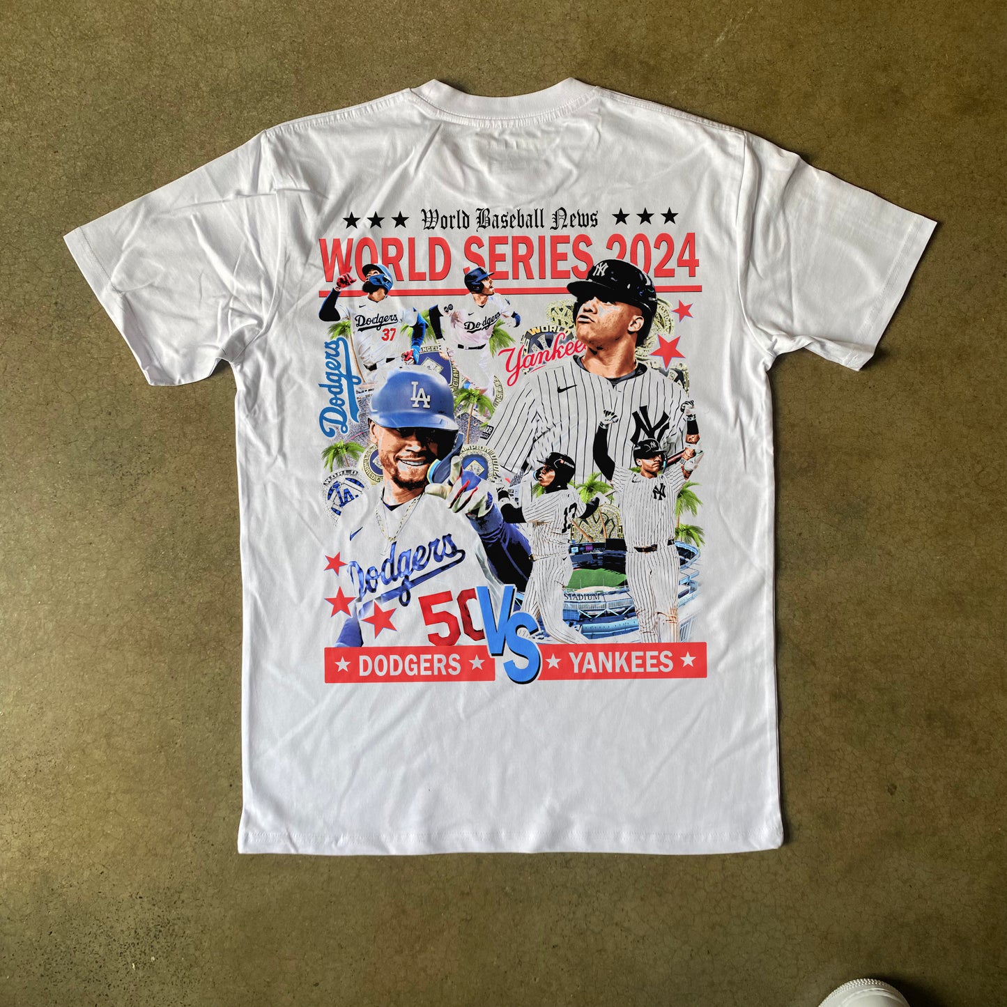 WORLD SERIES HEAVYWEIGHT WHITE T-SHIRT