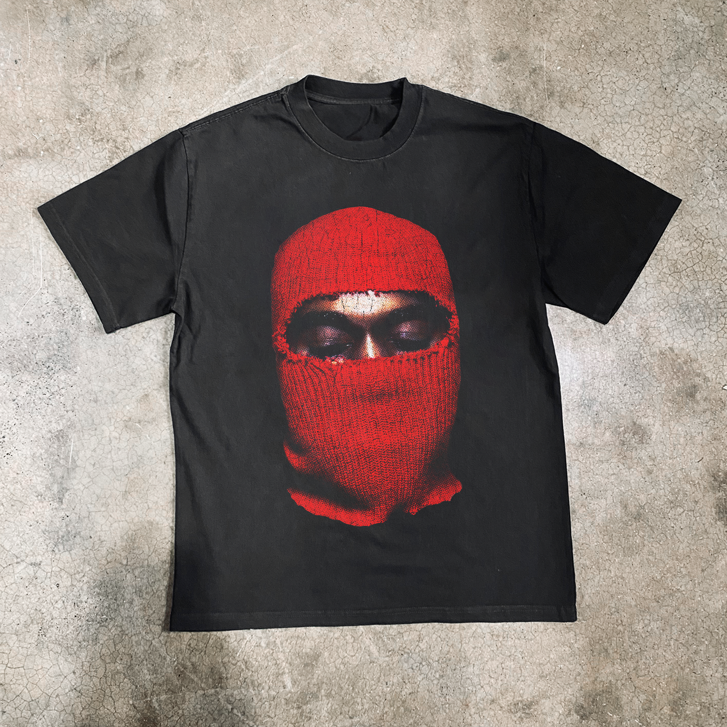 Yeezus Balaclava Heavyweight Black Tee