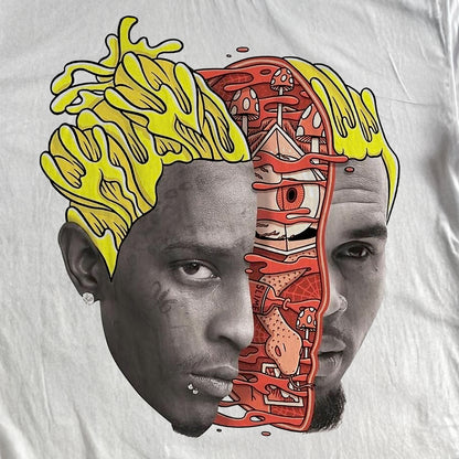 SLIME - B HEAVYWEIGHT WHITE T-SHIRT