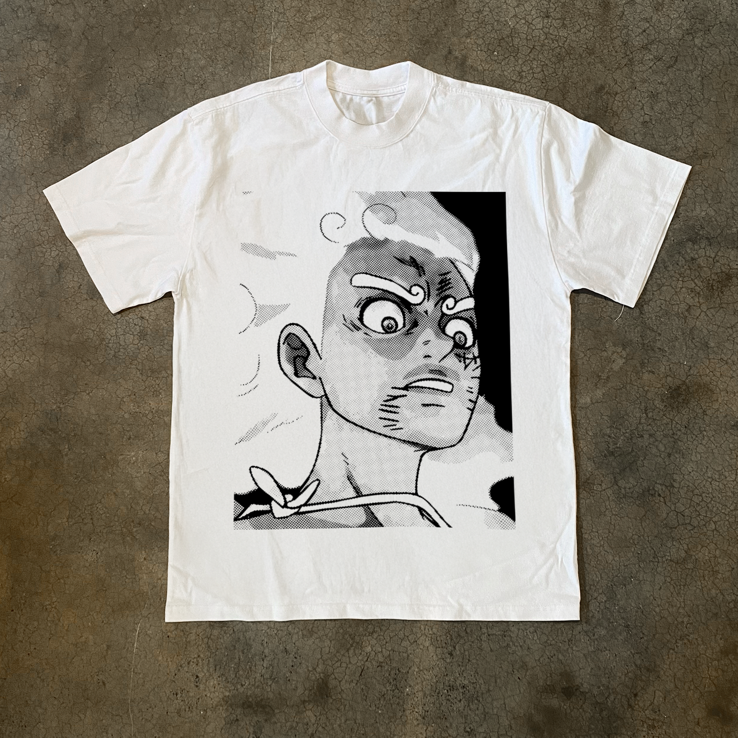 'JoyBoy Haki' Luffy Reaction Heavy White Tee