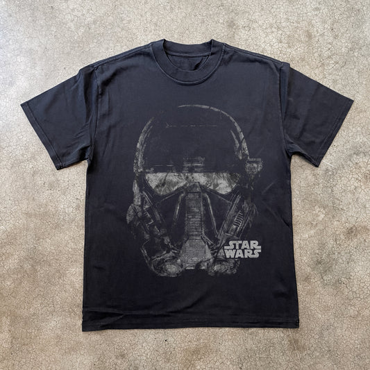 STAR WARS DEATH TROOPER VINTAGE HEAVYWEIGHT BLACK T-SHIRT