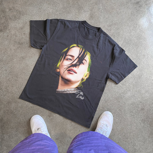 OCEAN EYES HEAVYWEIGHT BLACK T-SHIRT