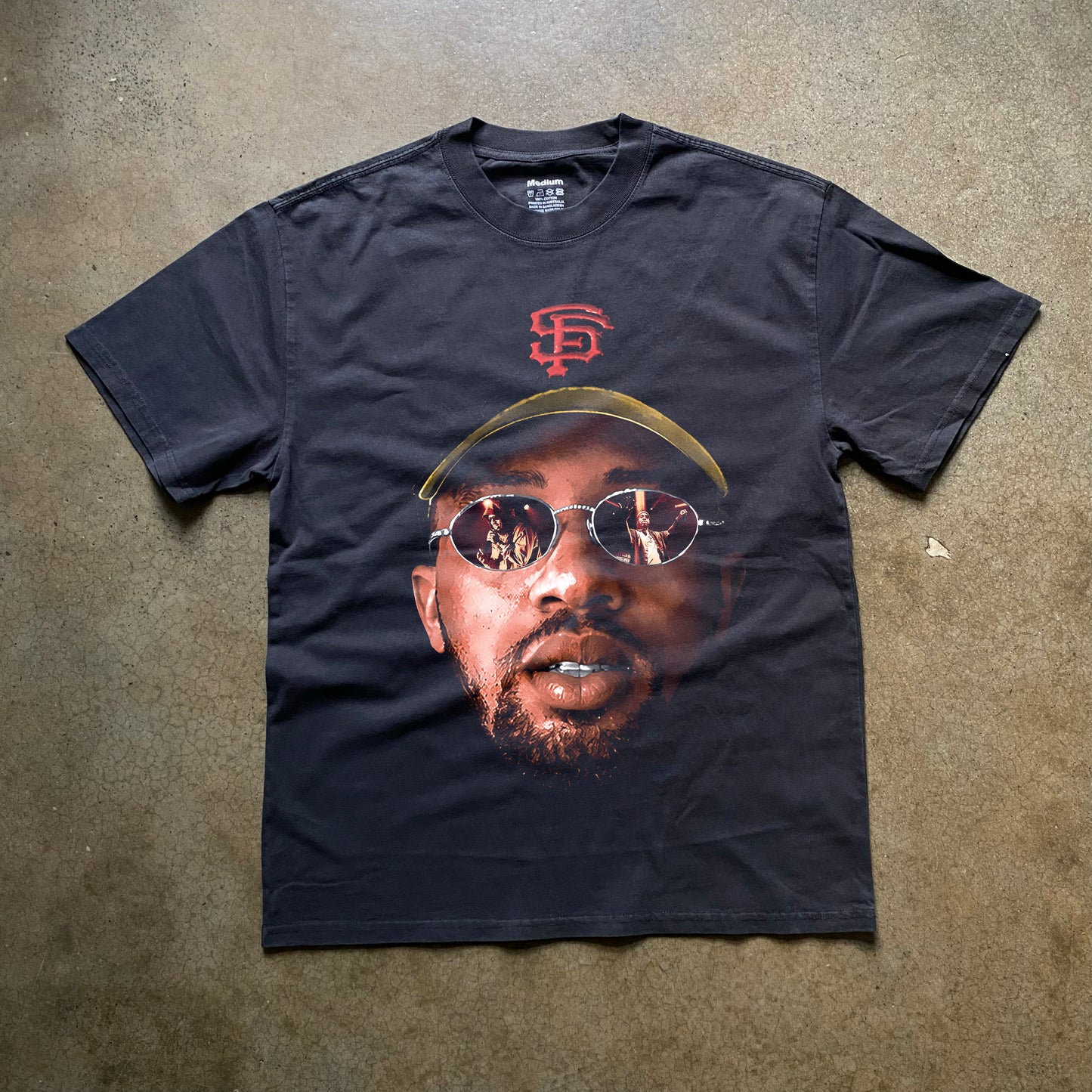 Vision of Larry June Heavyweight Black T-shirt