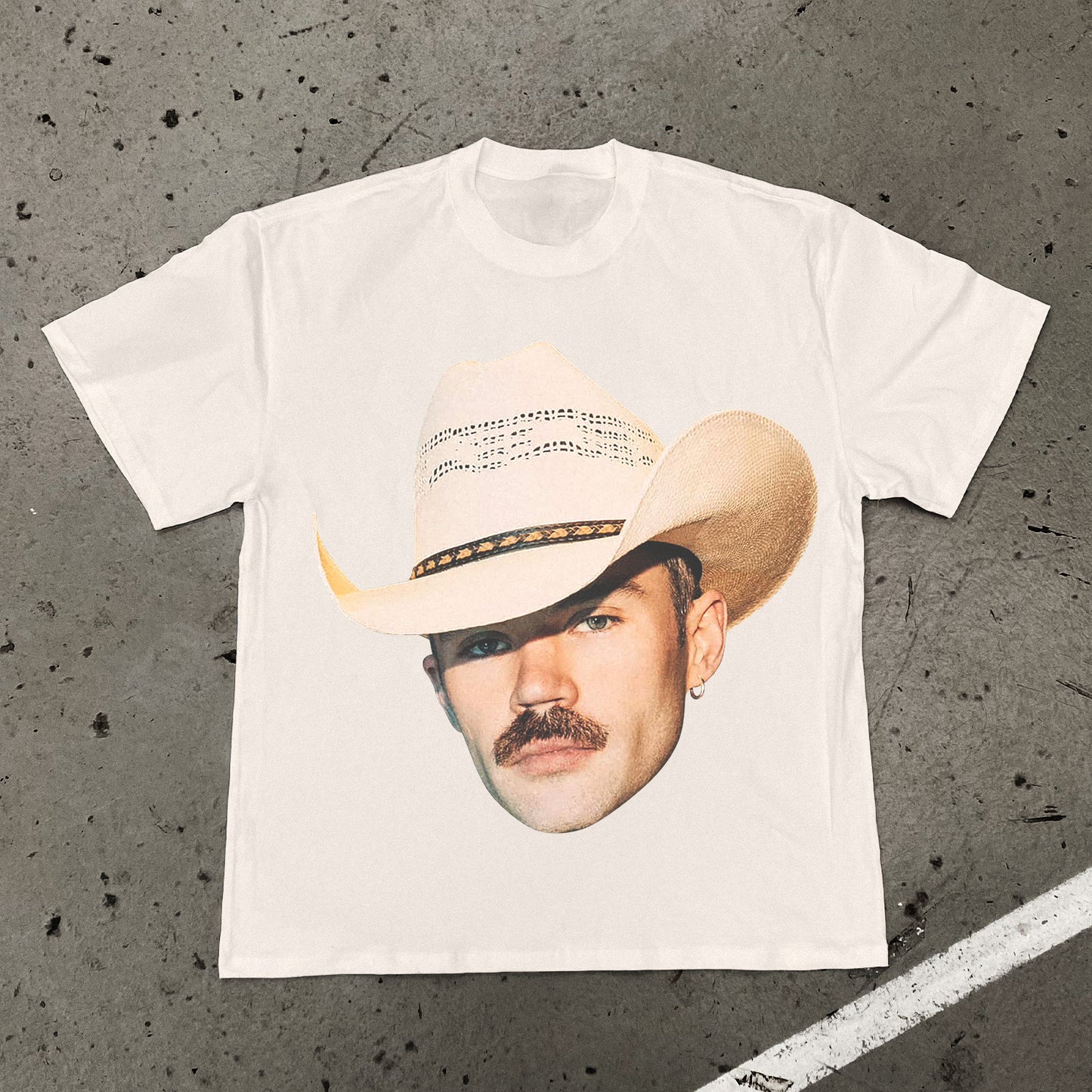 DOM DOLLA 'DUST' HEAVYWEIGHT BONE T-SHIRT