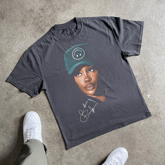 SZA 'SNL' HEAVYWEIGHT BLACK T-SHIRT