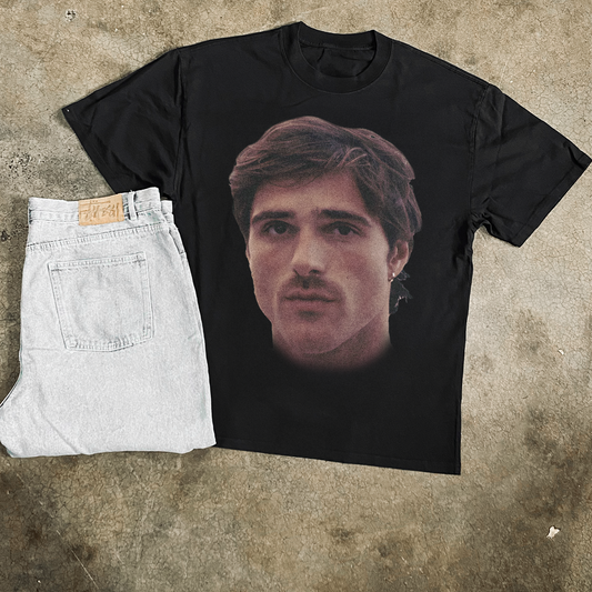 Jacob Elordi 'That Stare' Heavy Faded Black Tee