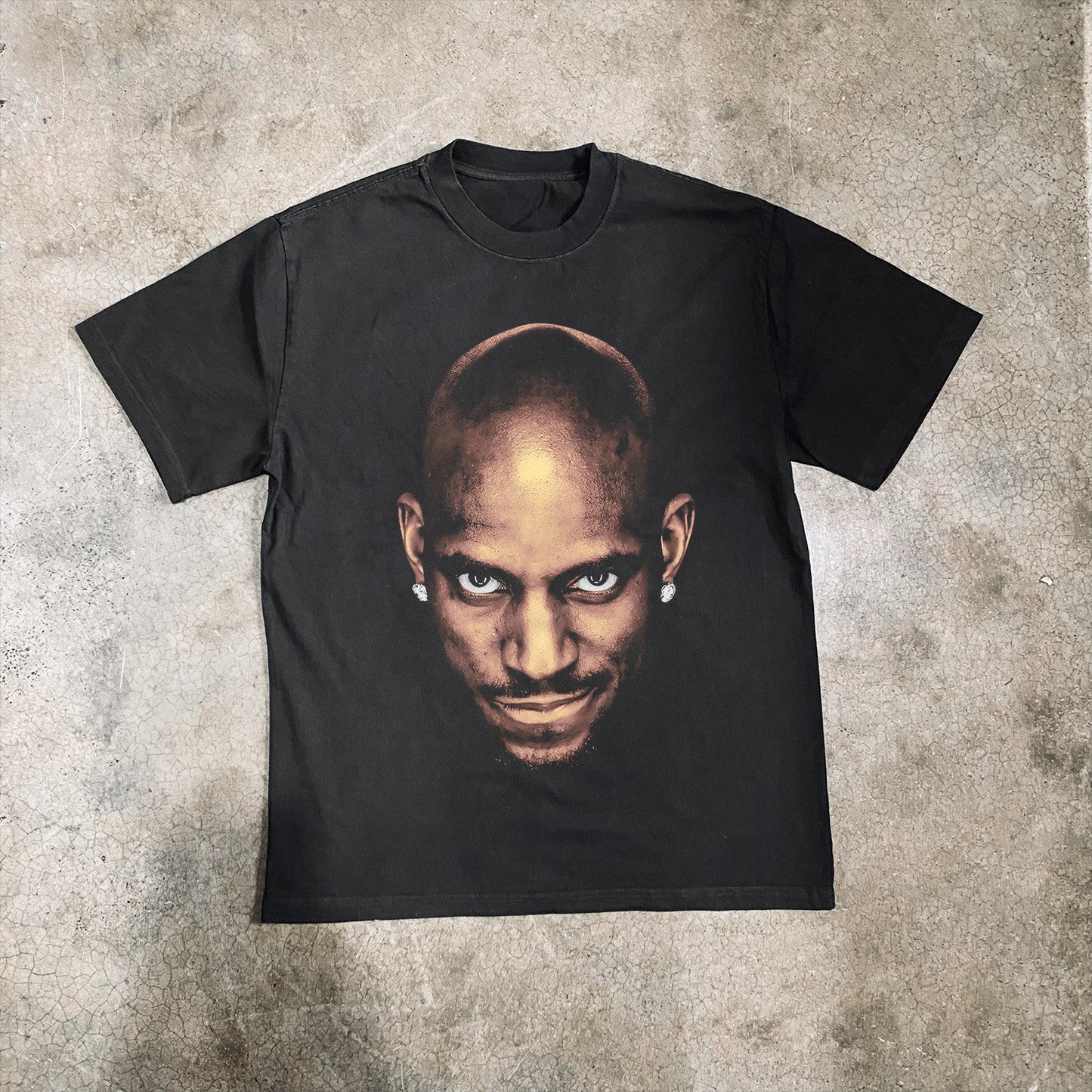 Kevin Garnett Big Head Heavyweight Black T-Shirt