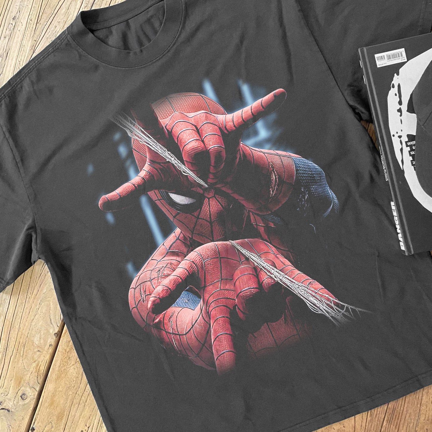 SpiderMan BND 2026 Heavyweight Black T-Shirt