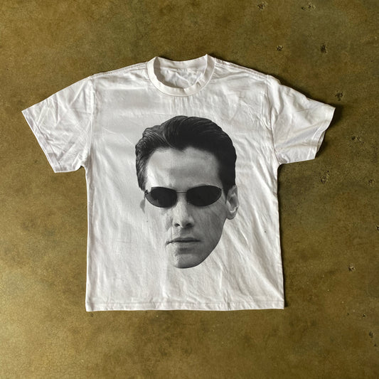 NEO - MATRIX HEAVYWEIGHT WHITE T-SHIRT