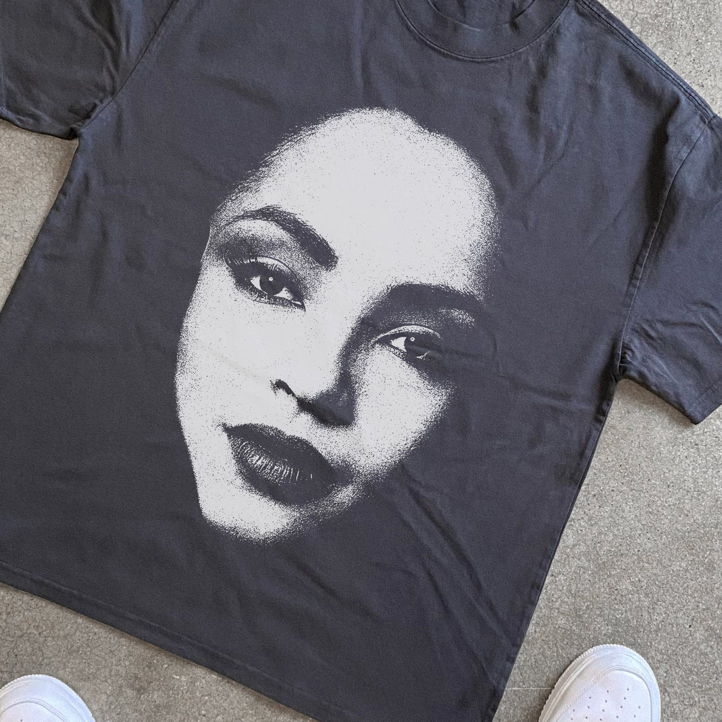 Sade Big Head Heavyweight Black T-Shirt