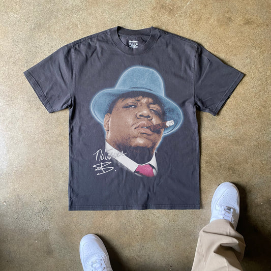 THE NOTORIOUS B.I.G HEAVYWEIGHT BLACK T-SHIRT
