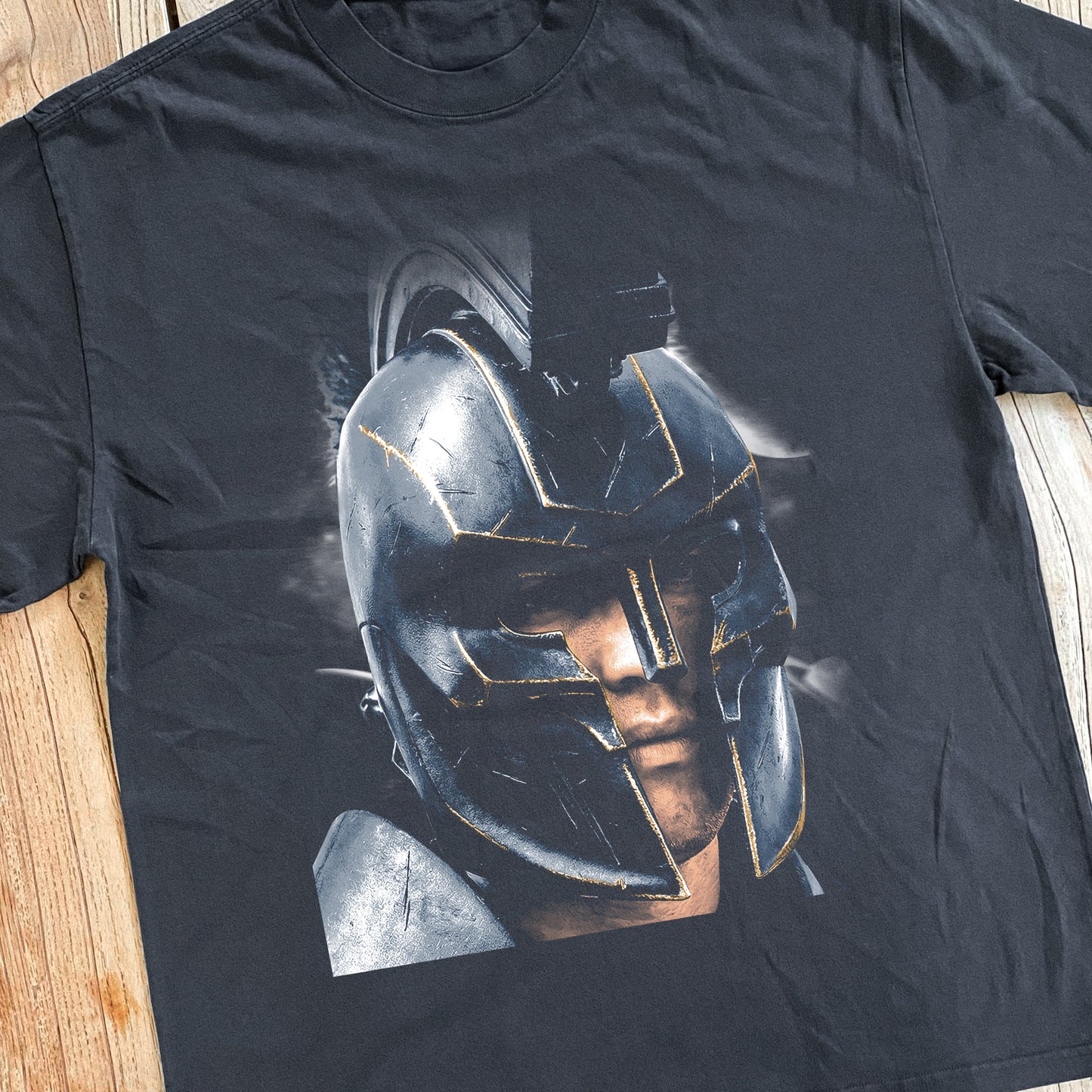 Agamemnon The Odyssey Heavyweight Black T-Shirt