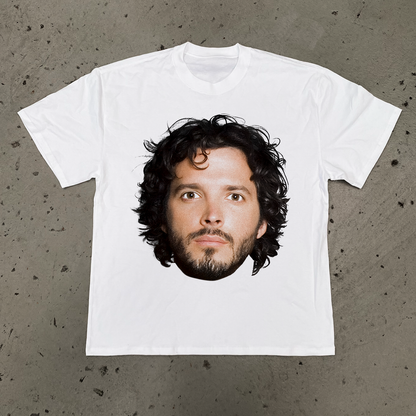 BRET 'FLIGHT OF THE CONCHORDS' HEAVY FADED WHITE TEE