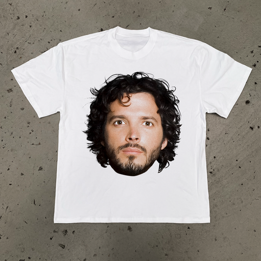 BRET 'FLIGHT OF THE CONCHORDS' HEAVY FADED WHITE TEE