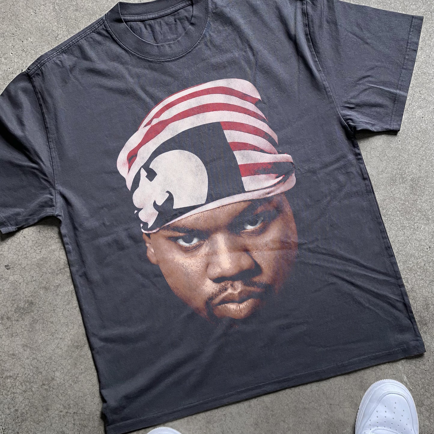 Raekwon Big Head Heavyweight Black T-Shirt