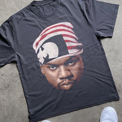 Raekwon Big Head Heavyweight Black T-Shirt