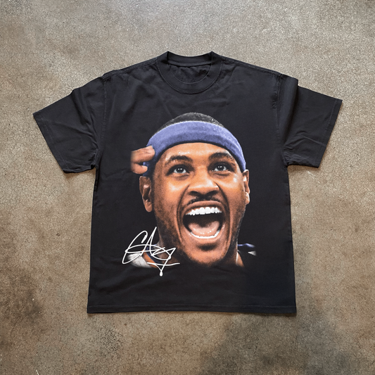 KNICKS MELO '3 TO THE DOME' HEAVY BLACK TEE