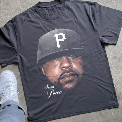 Sean Prince Big Head Heavyweight Black T-Shirt