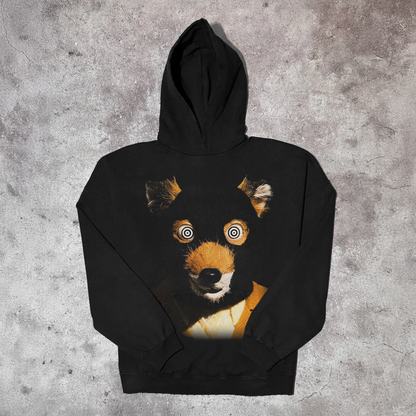 'FANTASTIC MR. FOX' CRAZY EYE BLACK HOODIE