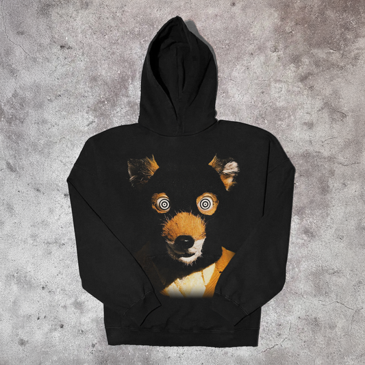 'FANTASTIC MR. FOX' CRAZY EYE BLACK HOODIE