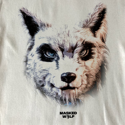 MASKED WOLF HEAVYWEIGHT WHITE T-SHIRT