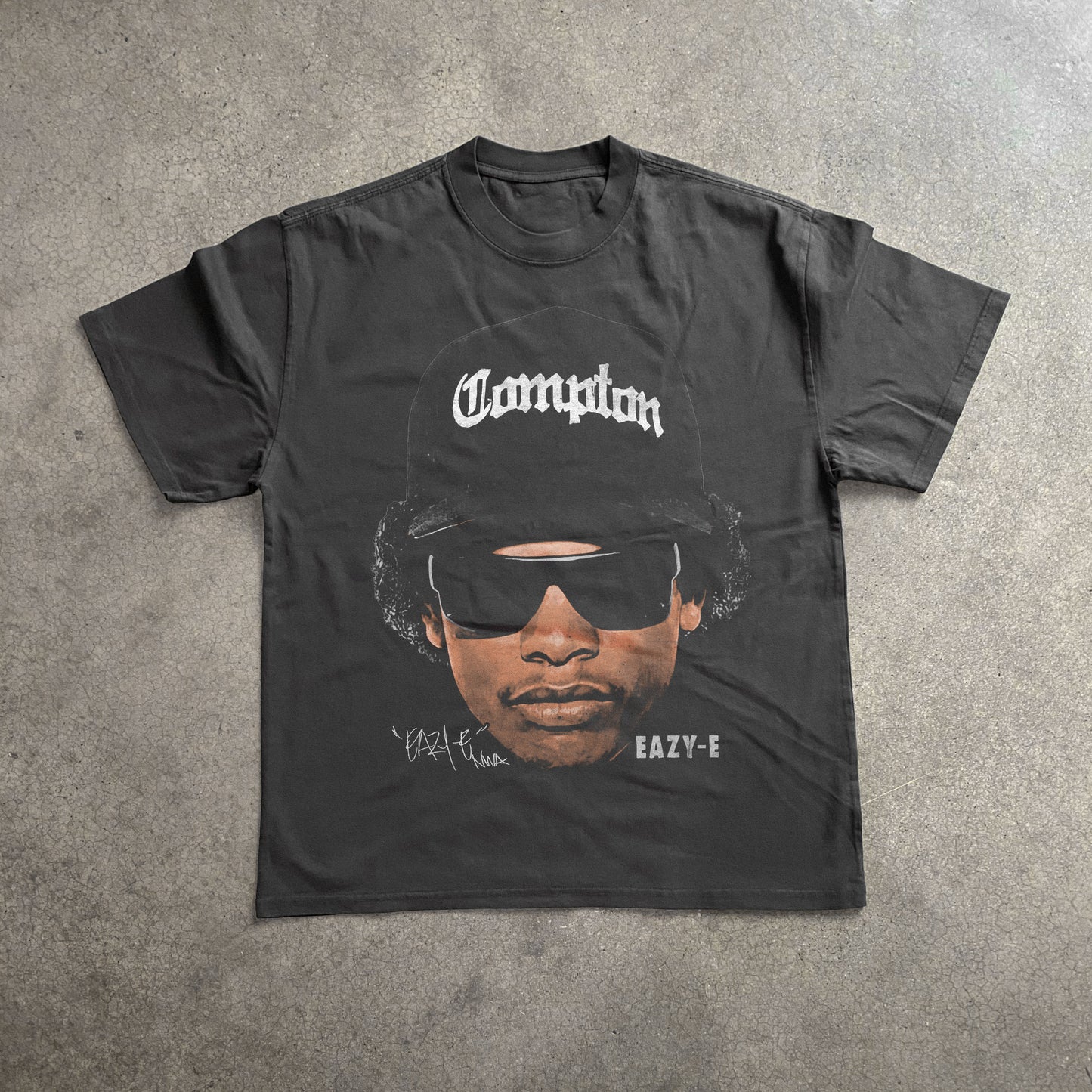 EAZY-E N.W.A BIG HEAD HEAVYWEIGHT BLACK T-SHIRT