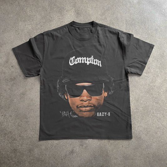 EAZY-E N.W.A BIG HEAD HEAVYWEIGHT BLACK T-SHIRT