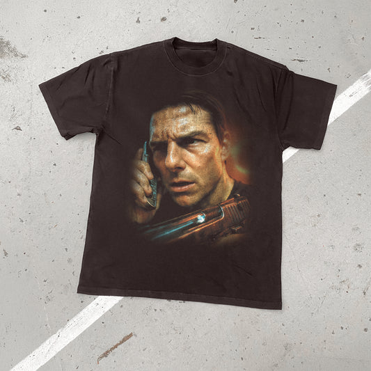 TOM CRUISE 2002 HEAVYWEIGHT HEAVYWEIGHT CHOCOLATE T-SHIRT