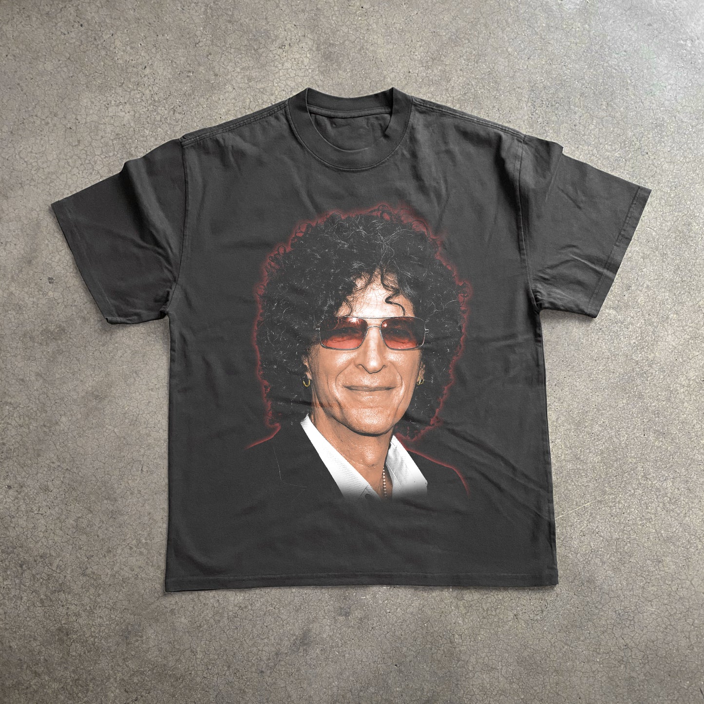 Howard Stern Heavyweight Black T-Shirt