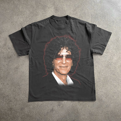 Howard Stern Heavyweight Black T-Shirt
